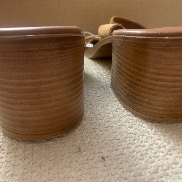 New Mila Paoli Italian Leather Suede Strappy Sandal SZ 9 - Picture 7 of 7